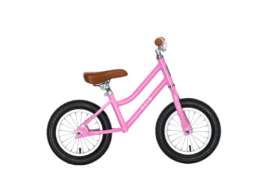 Girls Vintage Balance Bike Pink
